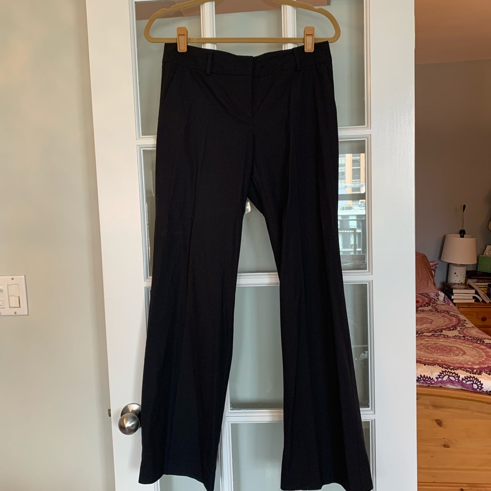 Trina Turk Wide Bottom Flare Black Pants 4